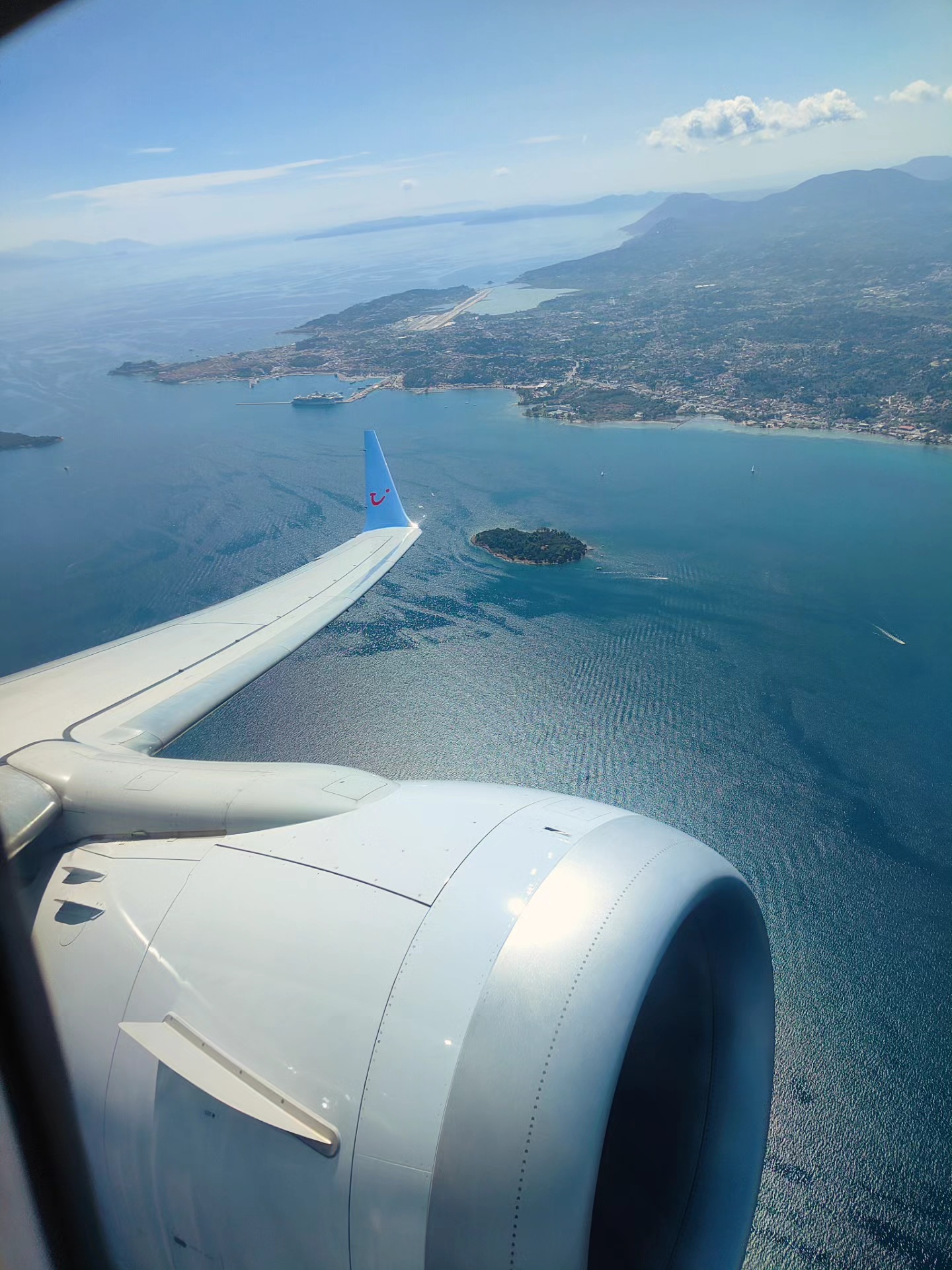 Corfu vanuit de lucht